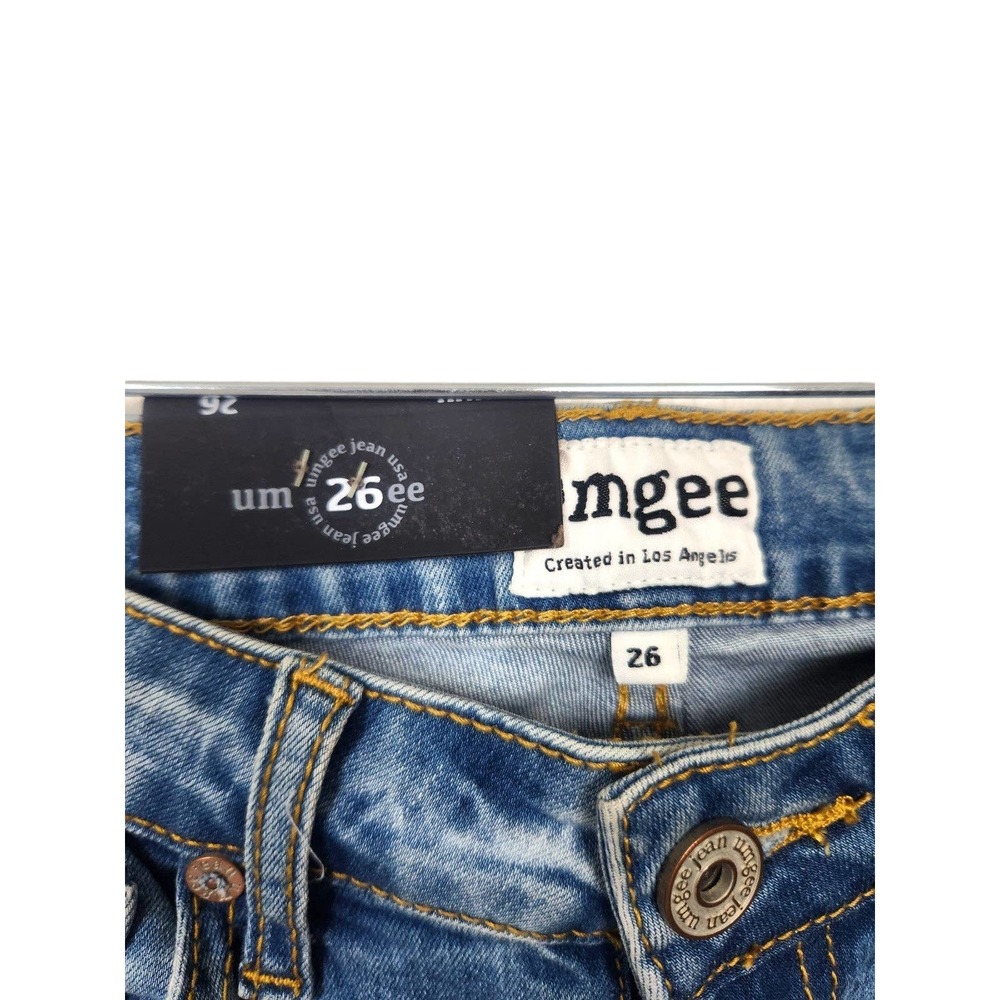 Umgee Distressed Skinny Jeans - Picture 2 of 4